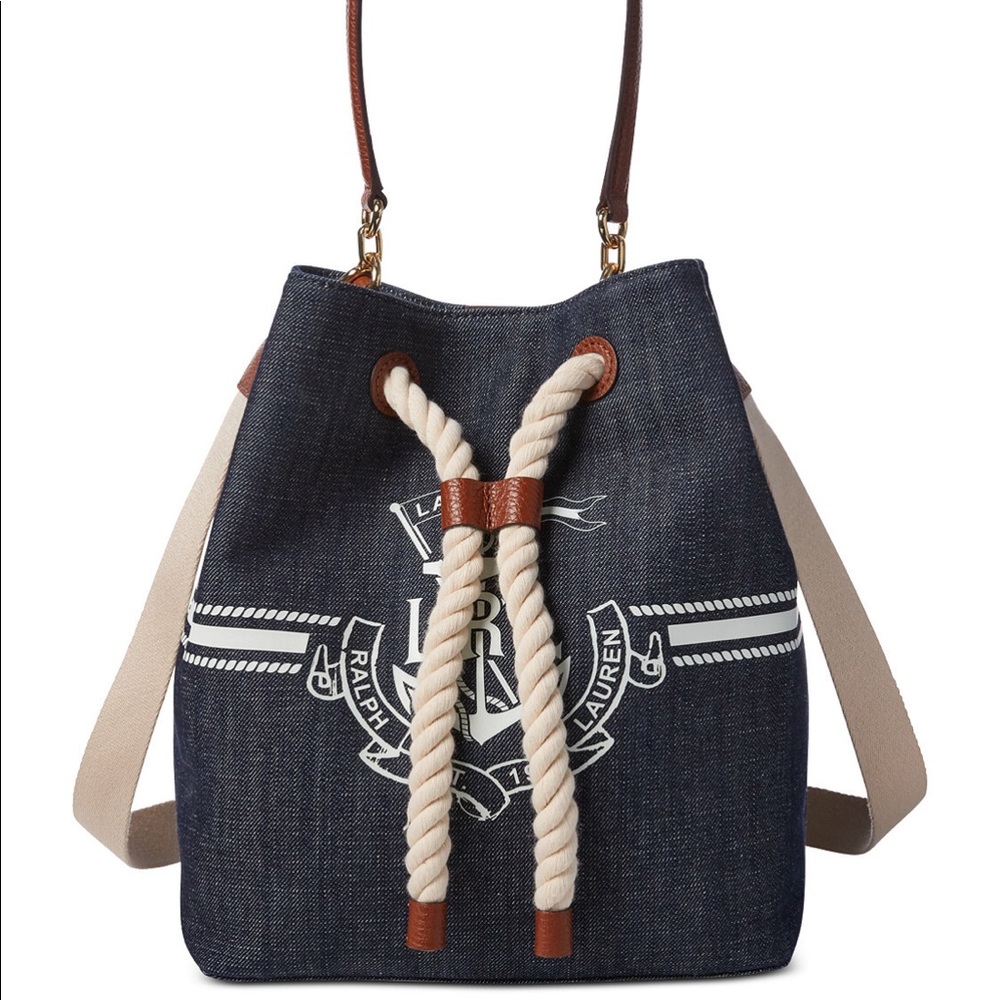 Lauren Ralph Anchor Debby II small Drawstring bag